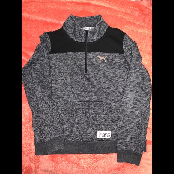 PINK Victoria's Secret Tops - VS PINK 1/4 Zip Sweatshirt